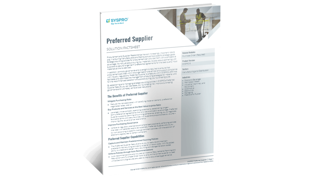 SYSPRO-ERP-software-system-preferred-supplier-factsheet
